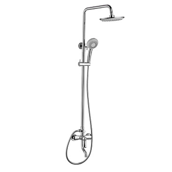 Смеситель +стойка душевая "тропический душ" с двумя лейками, 3094 BRIMIX